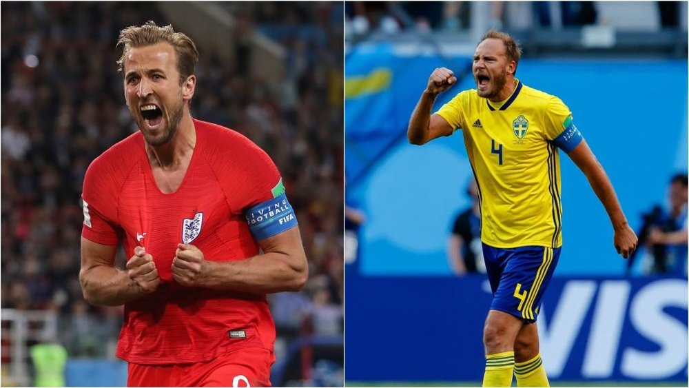 Andreas Granqvist will face off against Harry Kane on Saturday. GOAL