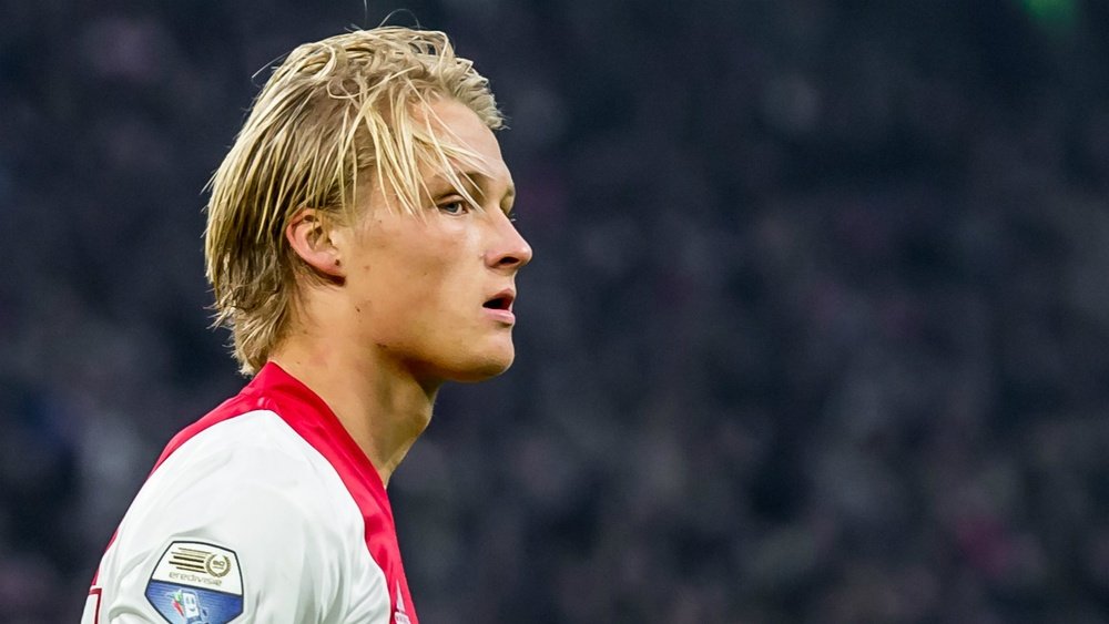 Le jeune milieu danois de l'Ajax, Kasper Dolberg. Goal