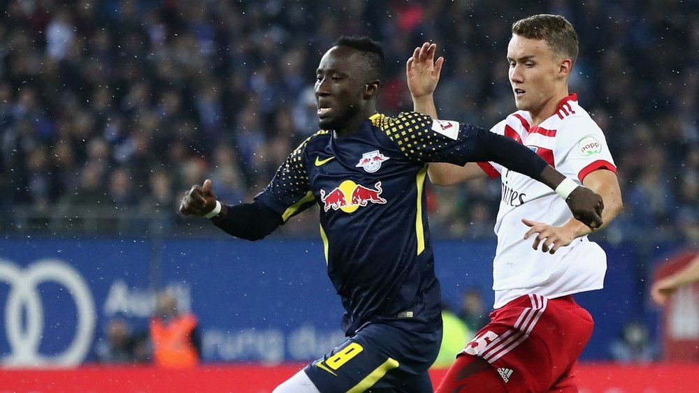 Liverpool-bound Keita injured in Leipzig win