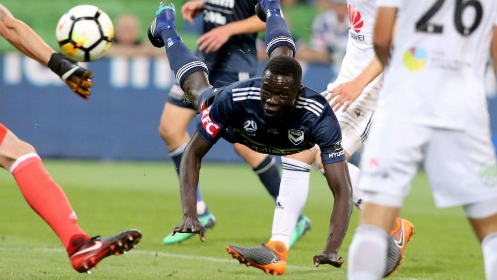 Kenny Athiu was instrumental for Melbourne Victory on Sunday. GOAL
