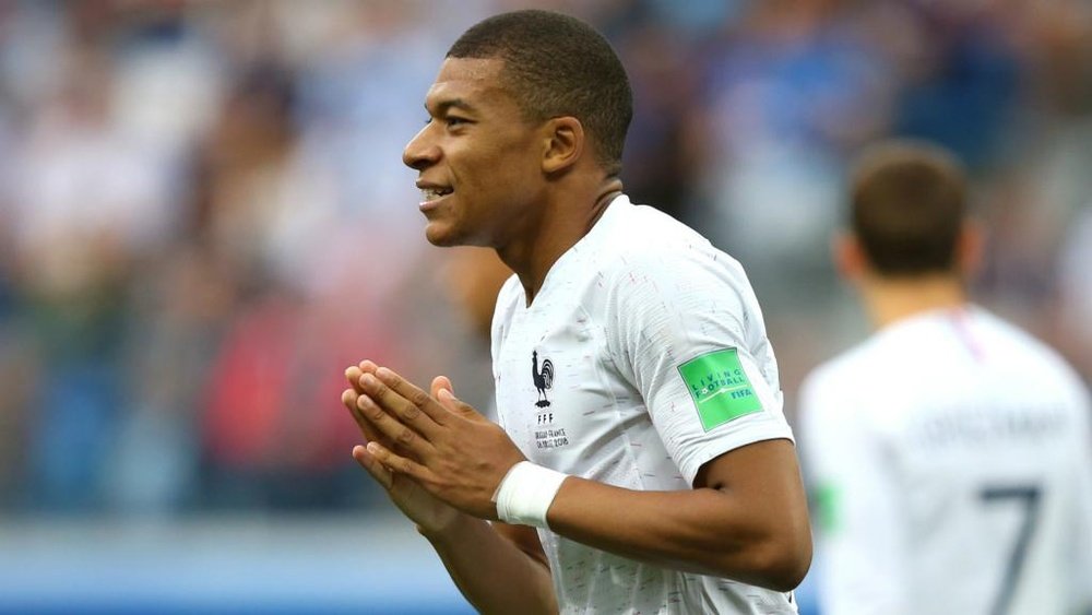 Mbappe has scored three goals at the World Cup. GOAL
