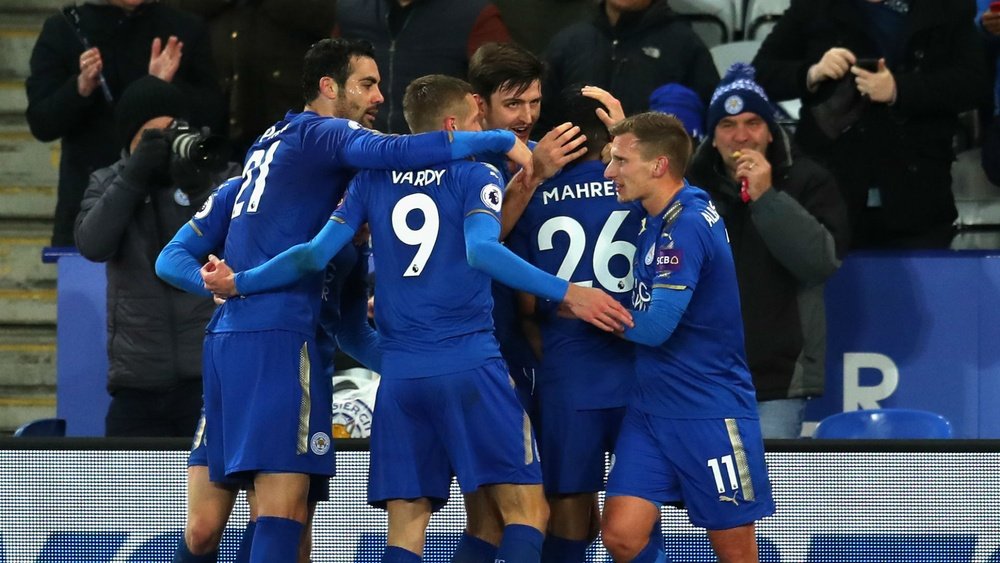 Vardy revels in Foxes downing Spurs. GOAL
