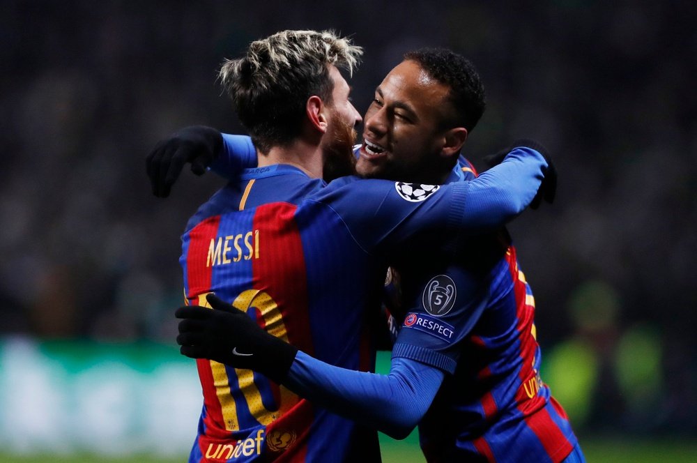 Leo Messi, Neymar, Celtic - Barcelona, 23112016