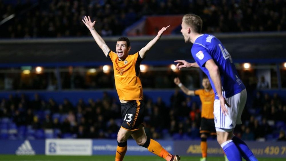 Wolves moved four points clear at the top of the Championship with their win over Birmingham. AFP