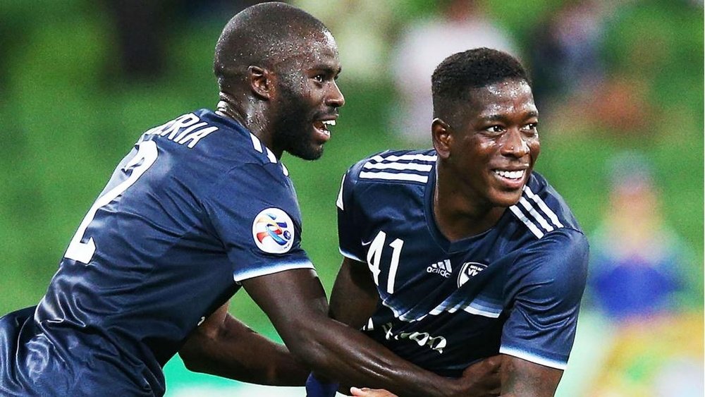 Leroy George scored for hosts Melbourne Victory. GOAL