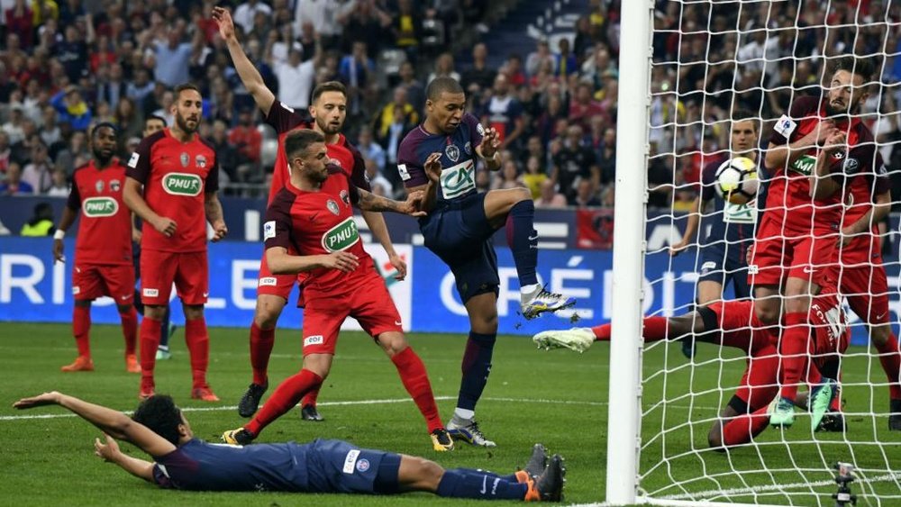 Les Herbiers took a humble defeat to PSG in the Coupe de France final. GOAL