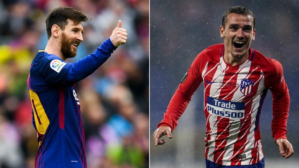 Messi is excited by the propect Griezmann. GOAL