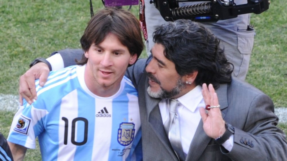 Maradona defende Messi: 'Não é o culpado'. Goal