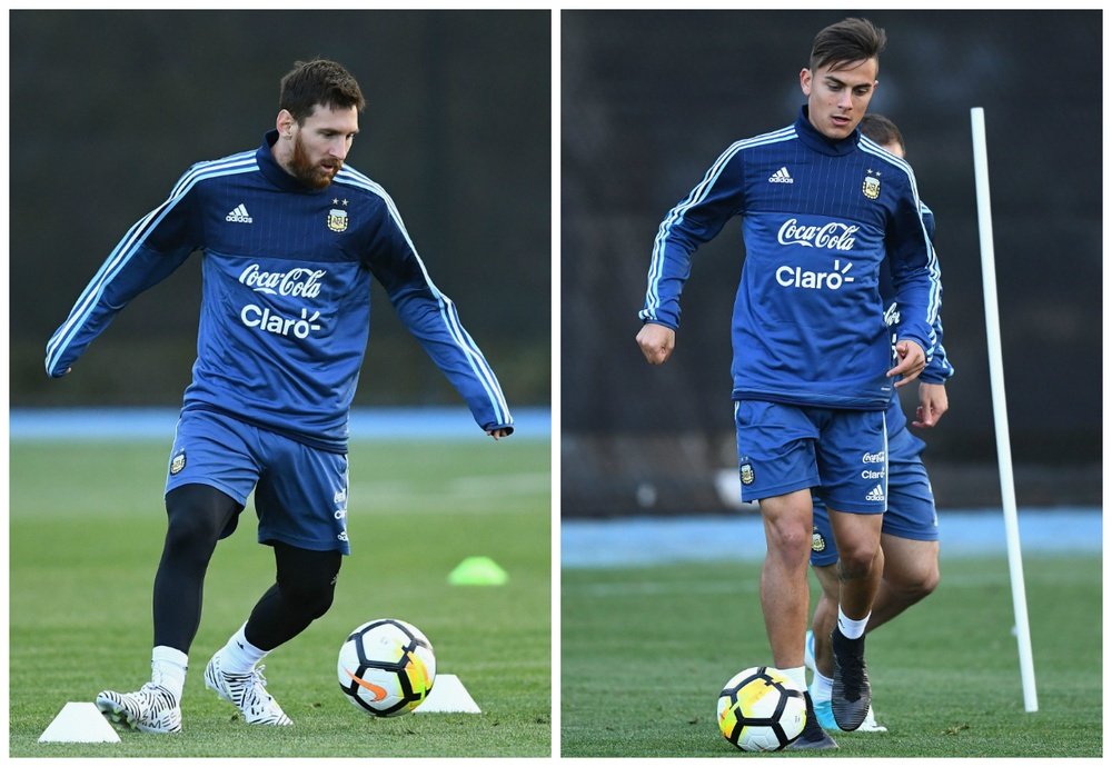 Lionel Messi et Paulo Dybala, Argentine. GOAL