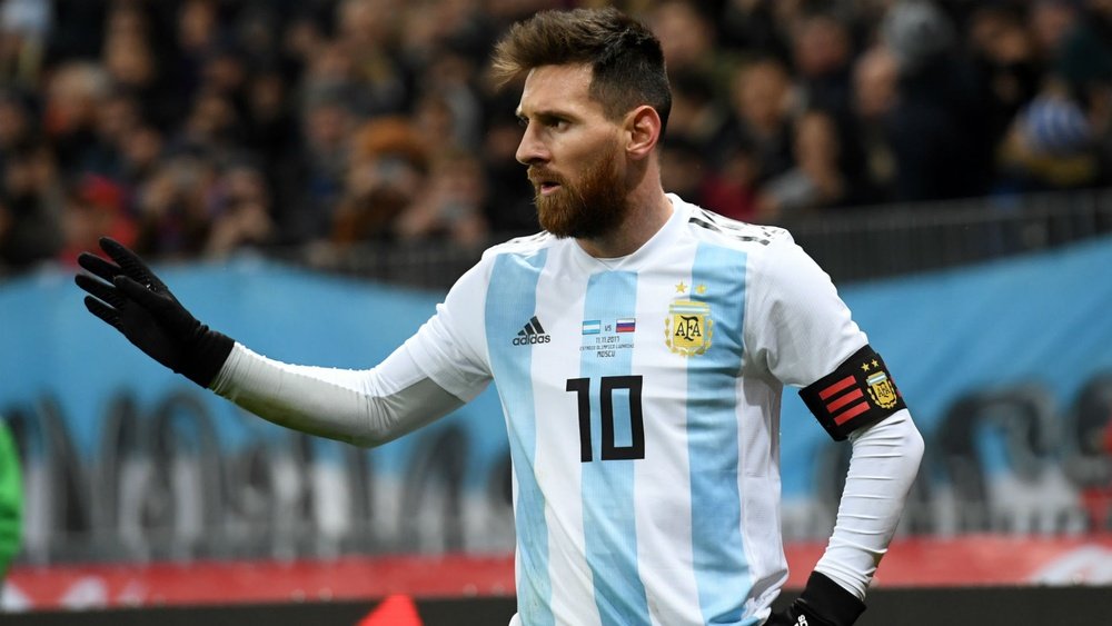 Lionel Messi, sous les couleurs de l'Argentine. GOAL