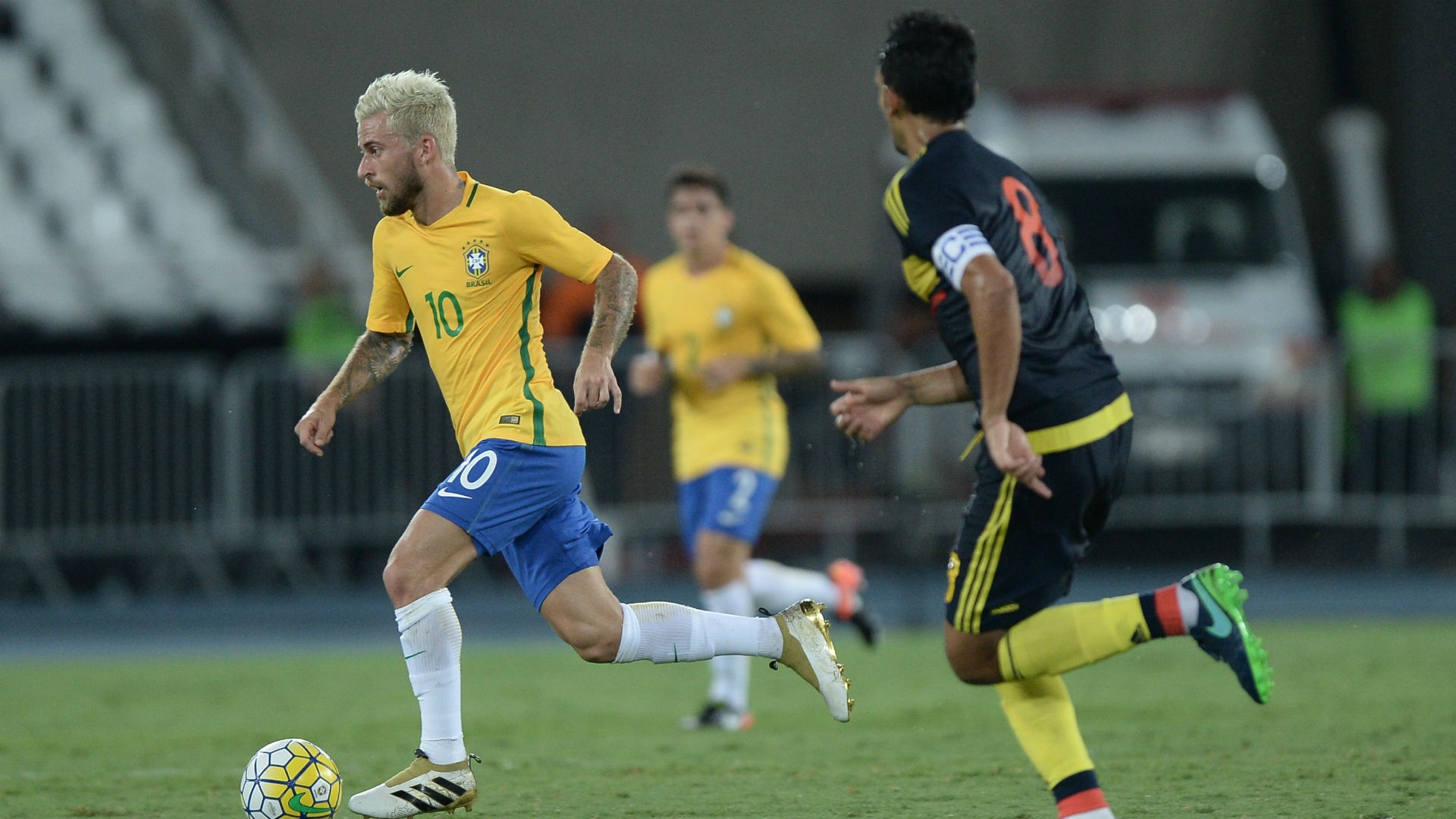 Lucas Lima Brasil vs Colombia amistoso