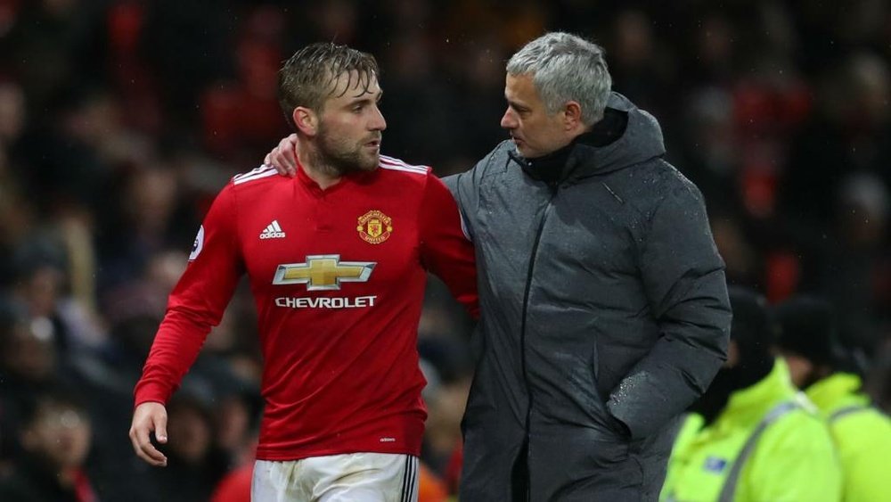 Shaw and Mourinho have a strained relationship. GOAL