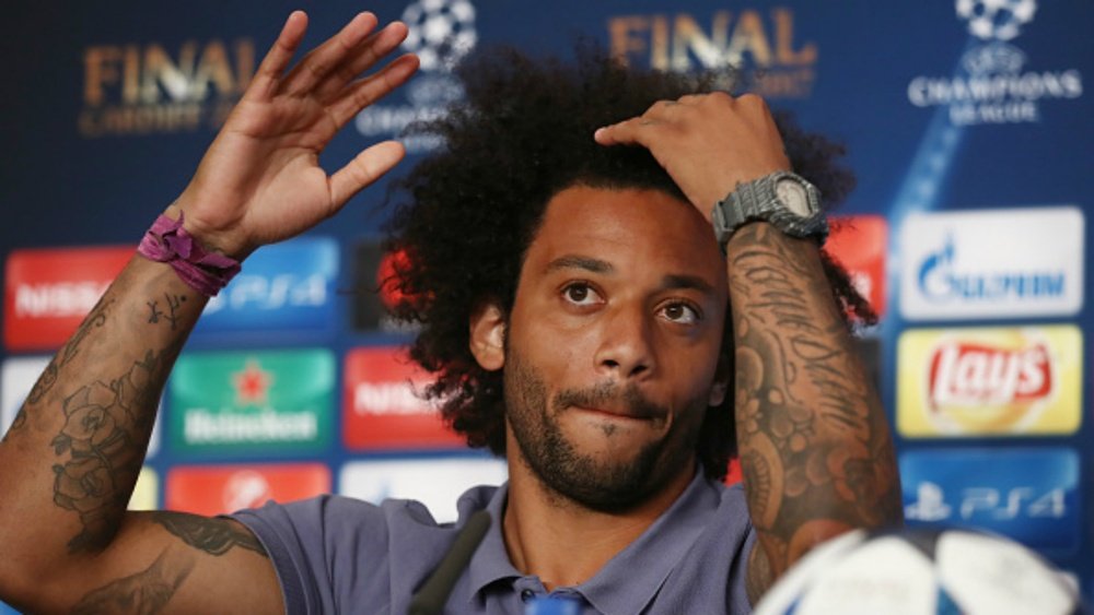 Marcelo Real Madrid Champions League conference