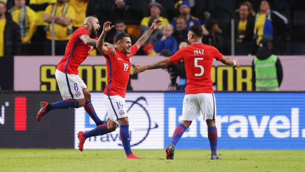 Bolados' debut goal handed Chile the victory. GOAL