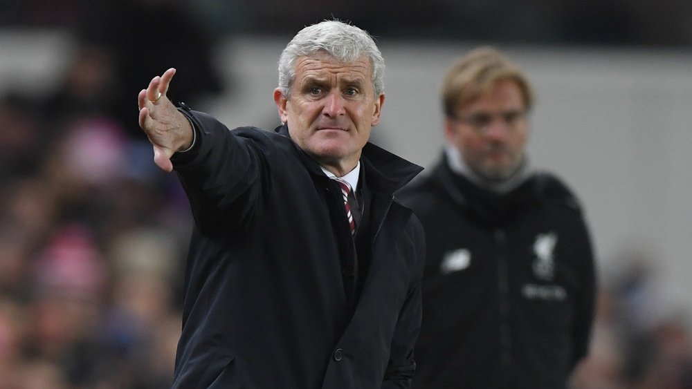 Mignolet 'clearly' should have been dismissed, says Stoke boss Hughes