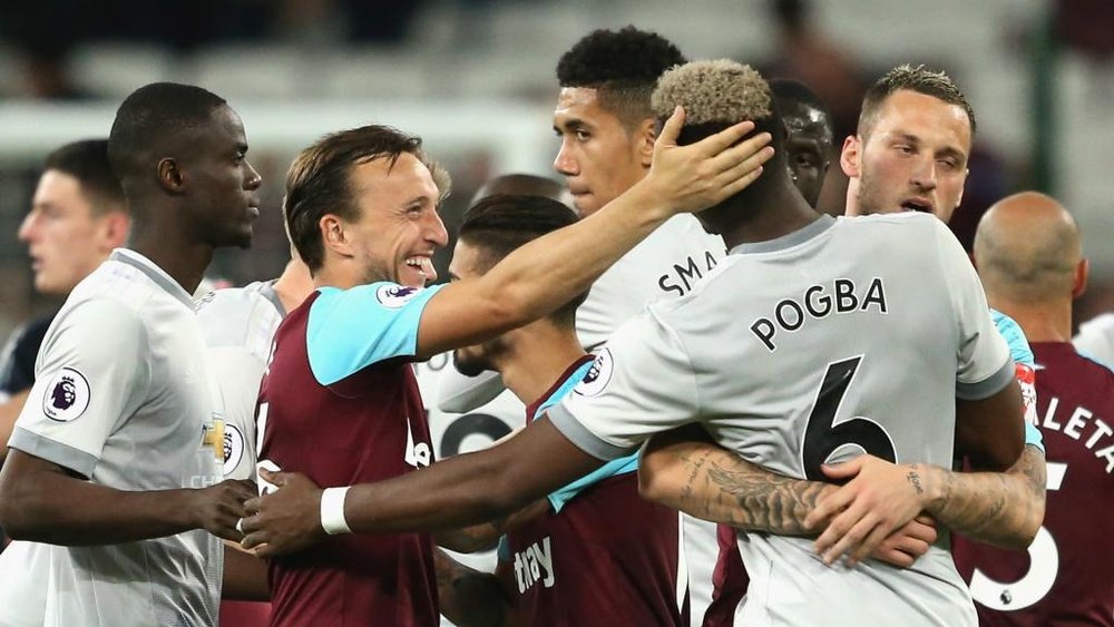 Noble and Pogba laughed it off. GOAL
