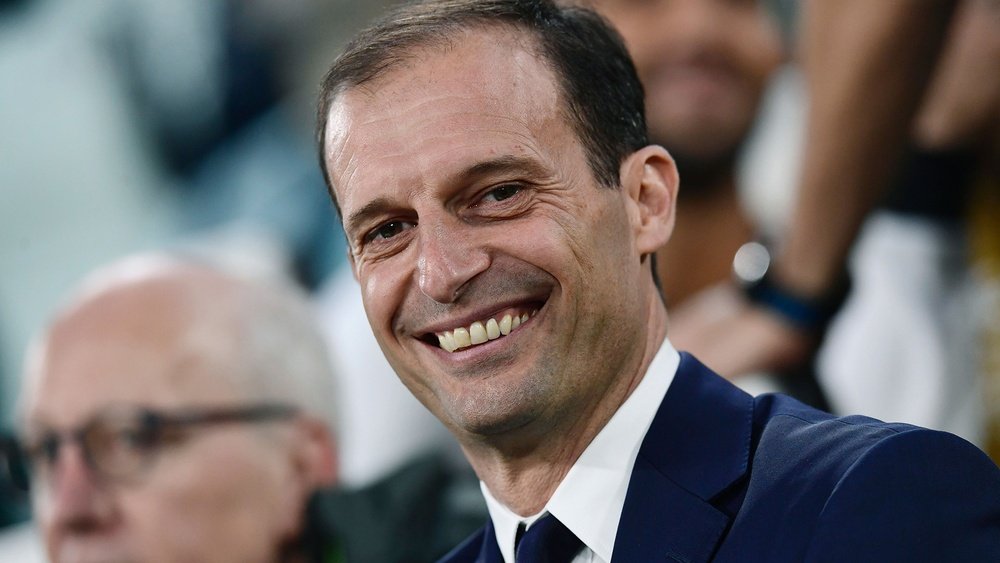 L'entraîneur de la Juventus, Massimiliano Allegri, lors d'un match de Ligue des champions. AFP