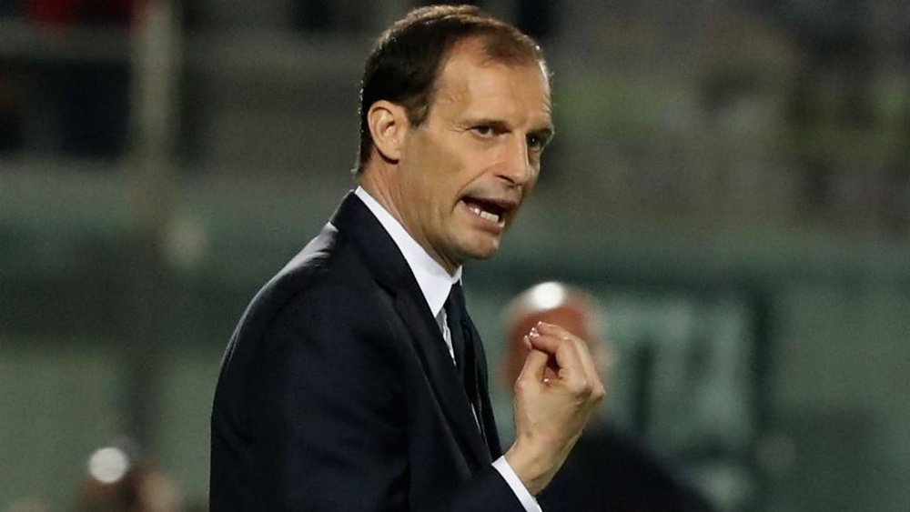 Allegri was in a positive mood despite the draw with Crotone. GOAL