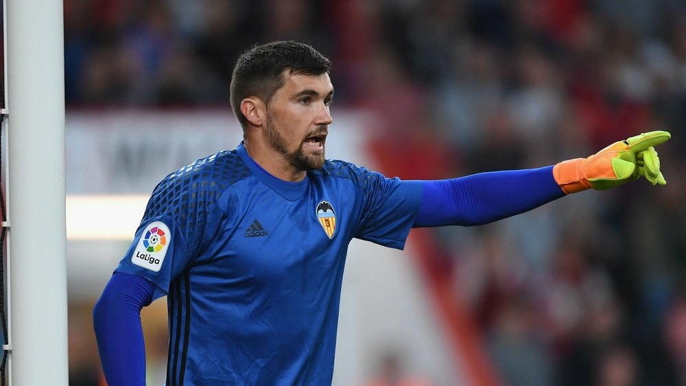 Mathew Ryan in action with Valencia. Goal