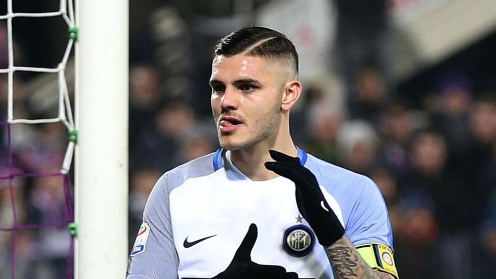 Icardi scored his 100th and 101st Serie A goal on Sunday. GOAL