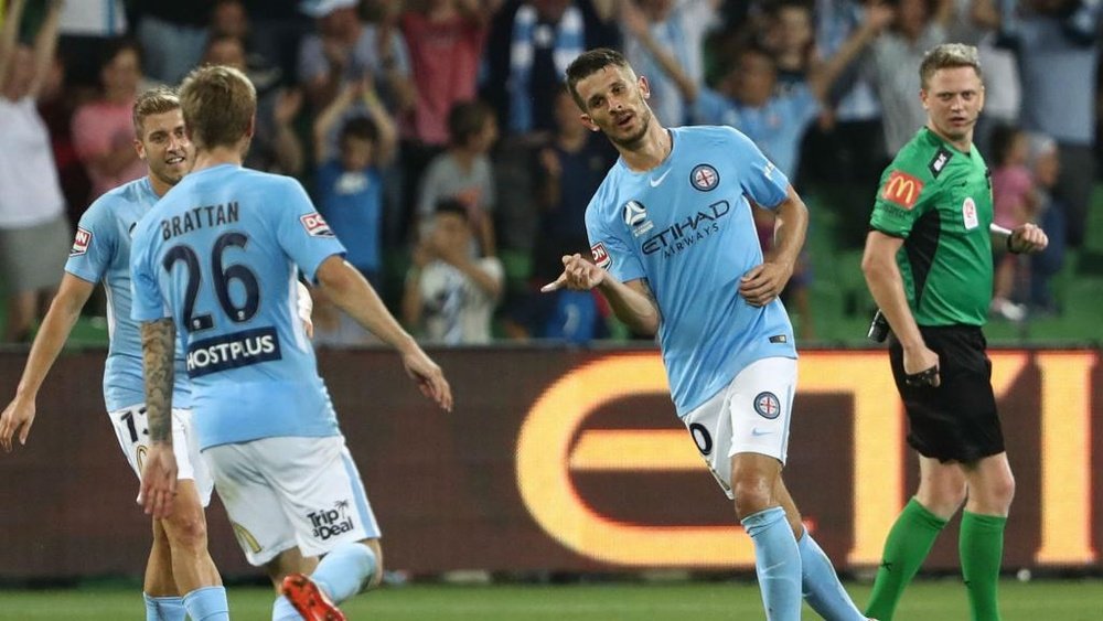 Report: Melbourne City 5 Adelaide 0. Goal