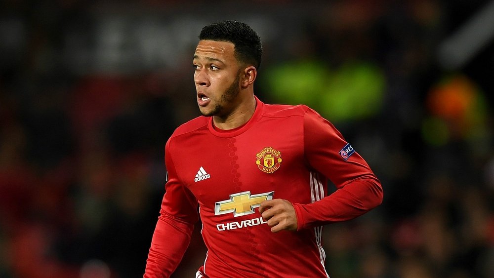 Memphis Depay has hardly featured for United this season. Goal