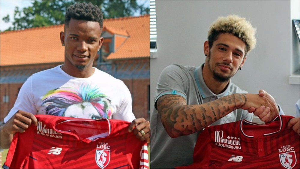 Thiago Mendes and Kevin Malcuit have officially joined Lille. GOAL