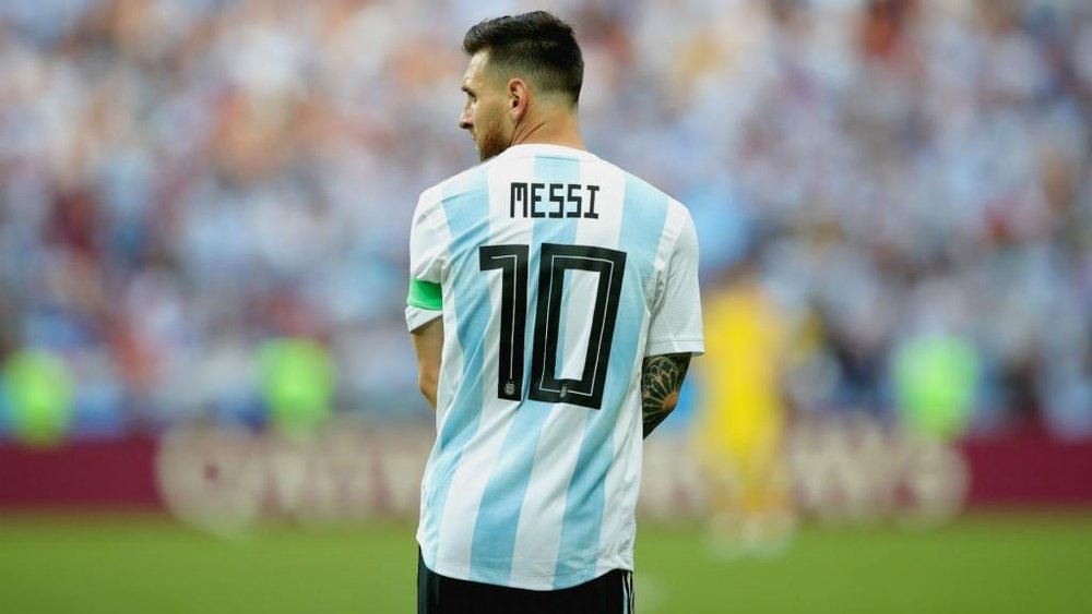 Argentina number 10 shirt reserved for Messi'