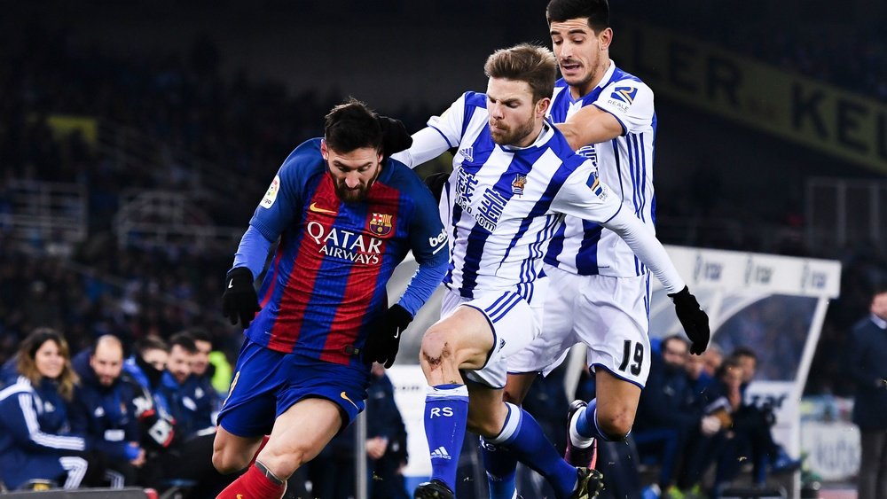 Messi Ilarramendi Yuri Real Sociedad Barcelona Copa del Rey