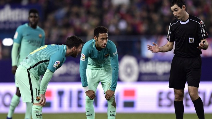 Neymar responde à provocação dos adeptos do Atlético de Madrid