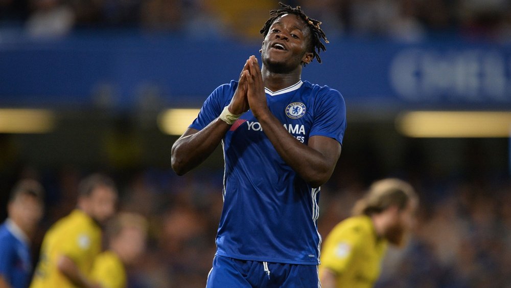 Michy Batshuayi is yet to start a Premier League game for Chelsea. Goal
