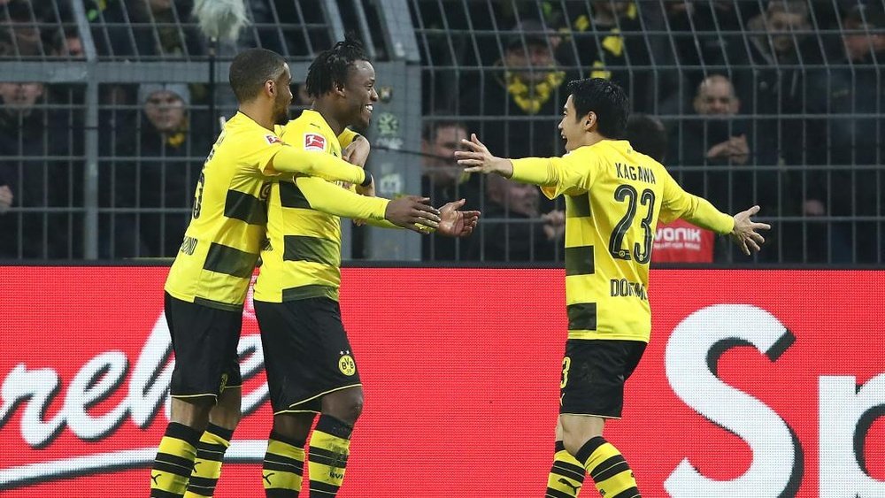 Batshuayi scored twice to rescue Dortmund. GOAL