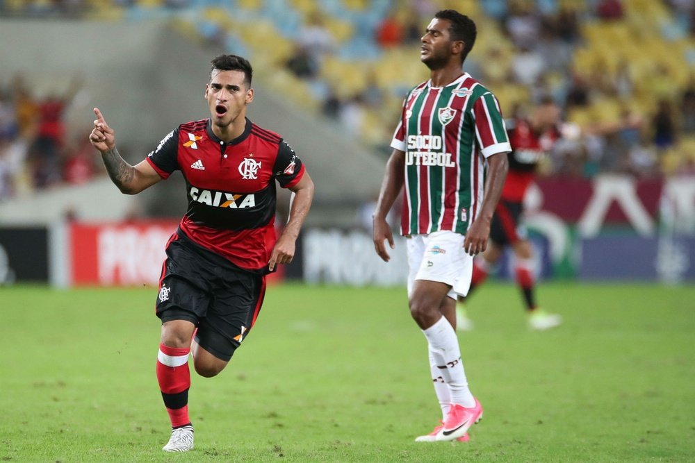 Miguel Trauco Flamengo x Fluminense 18032017