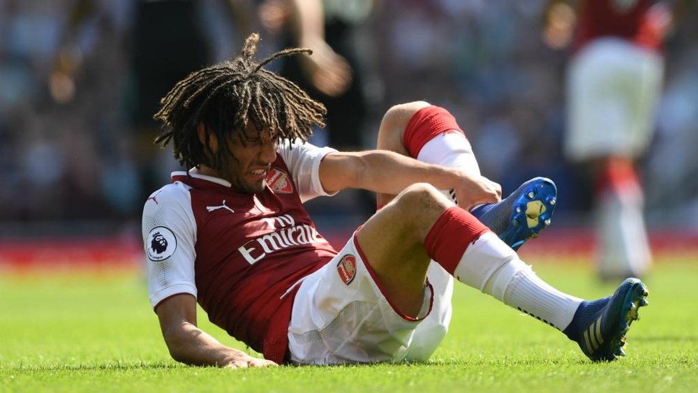 Arsenal are hopeful Elneny could return before the end of the season. GOAL