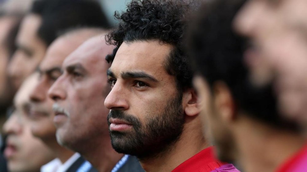 Salah is facing a race to be fit for Egypt. GOAL