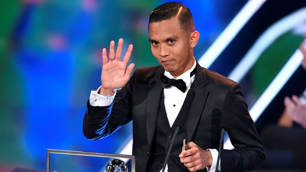 Mohd Faiz Subri, jogador malaio vencedor do prêmio Puskas. Goal