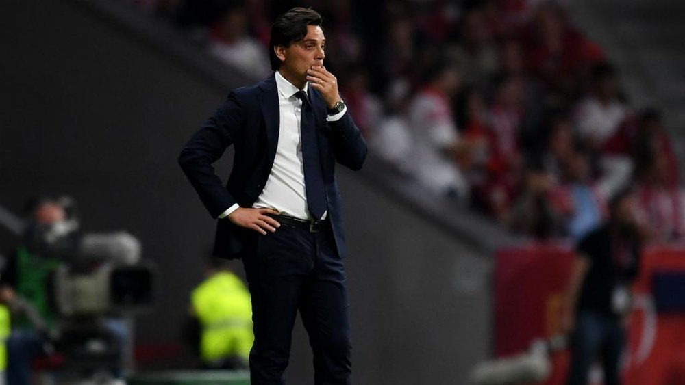 Montella's Sevilla were thrashed 5-0 by Barcelona in the final. GOAL