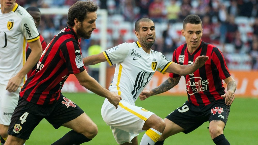 Mounir Obbadi Paul Baysse Nice-Lille Ligue 1. GOAL
