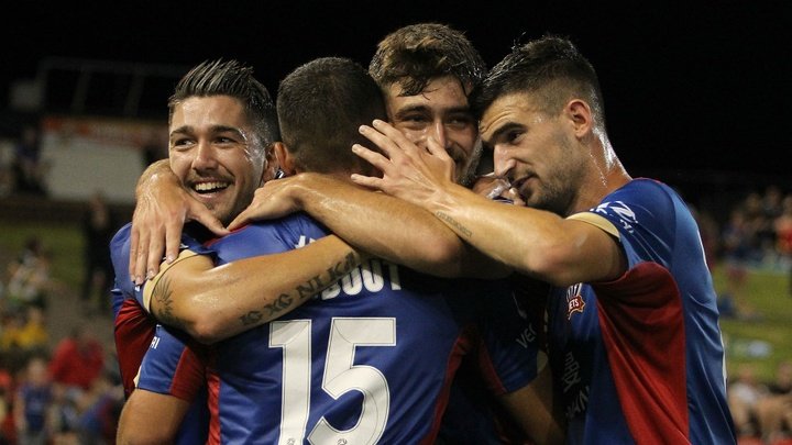Nabbout at the double for Newcastle Jets