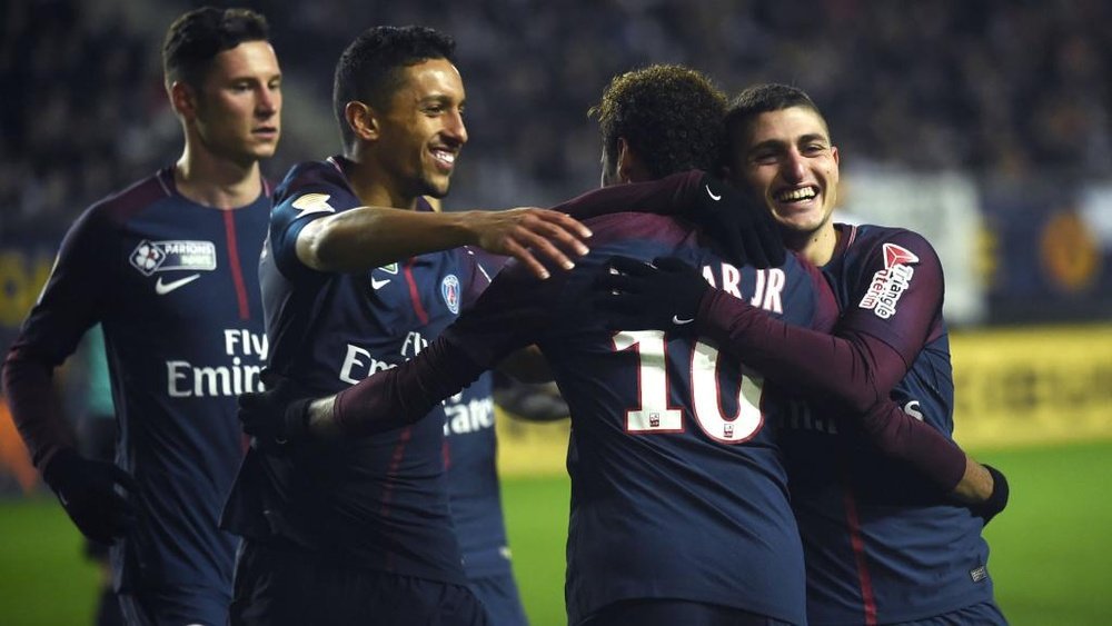 Le PSG a assuré pour les demies de la Coupe de la Ligue face à Amiens. Goal