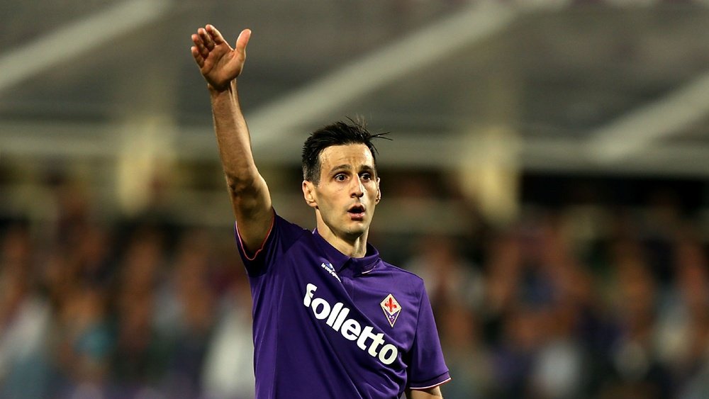 Nikola Kalinic in action with Fiorentina. Goal