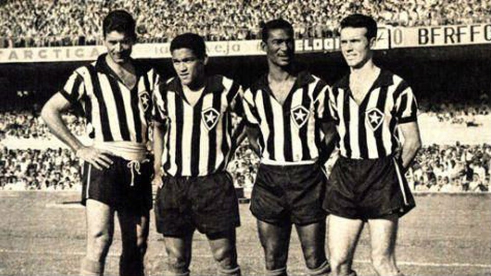 Nilton Santos, Garrincha, Didi, Zagallo Botafogo 1962