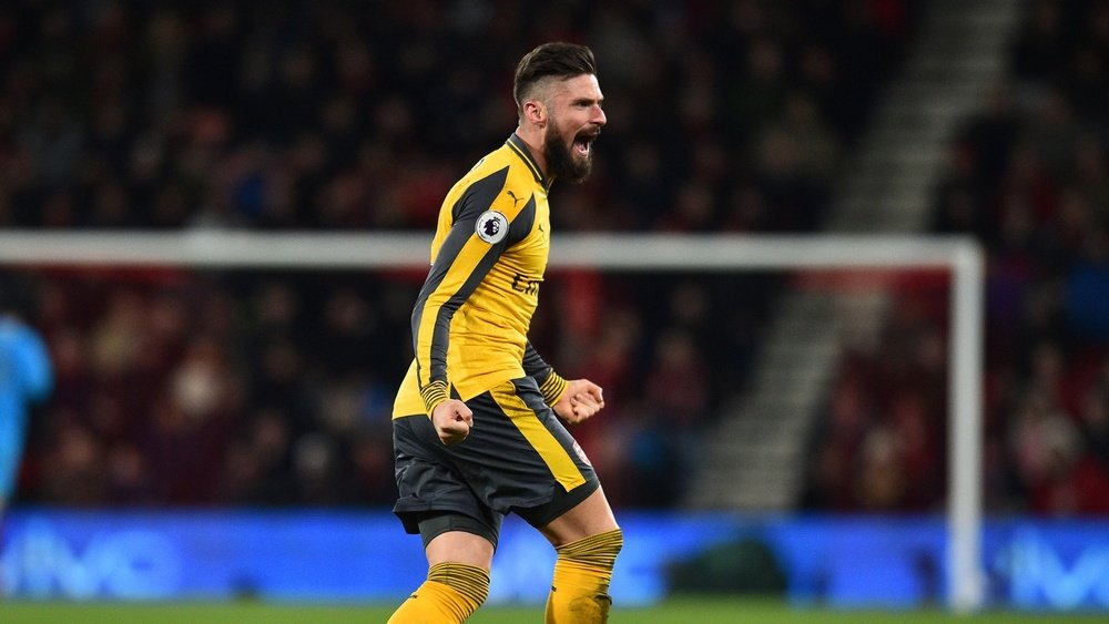 Oliver Giroud Arsenal Premier League 03012017