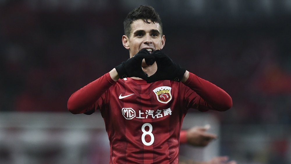 Oscar has been banned for eight games after starting a mass brawl. GOAL