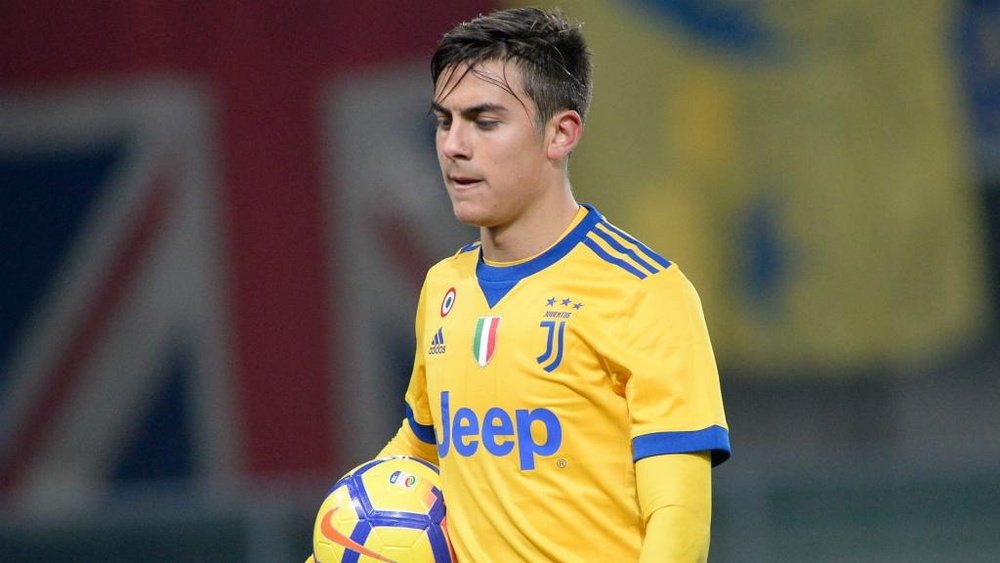 Dybala will need to recover from a thigh injury sustained against Cagliari. AFP