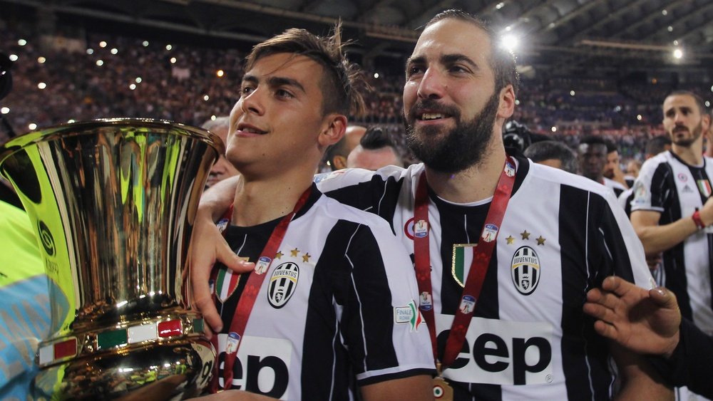 Higuain feels Paulo Dybala would be better off staying at Juventus. AFP