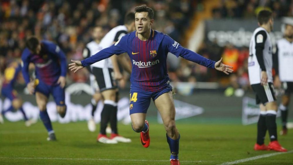 Coutinho revels in first goal as Barcelona reach Copa del Rey final