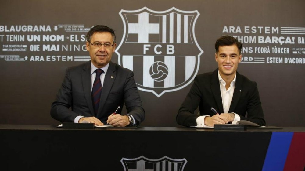 Bartomeu claimed Barca beat competition from other clubs for Coutinho's signature. AFP