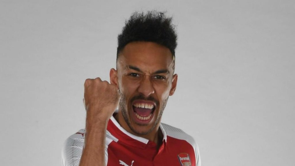 Aubameyang completed his long-awaited move to Arsenal. GOAL