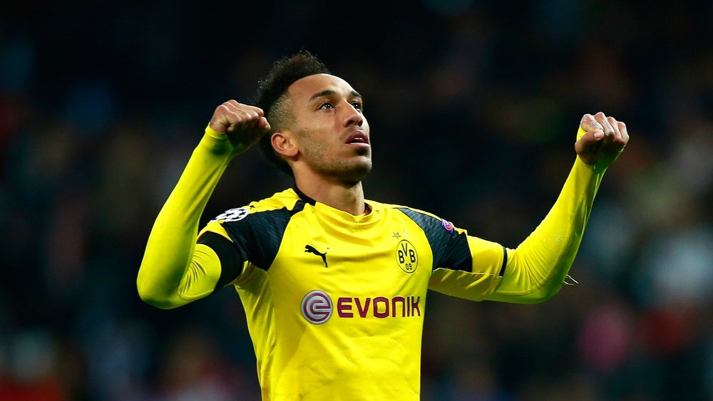 Pierre-Emerick Aubameyang has been linked with a move to Manchester City. GOAL